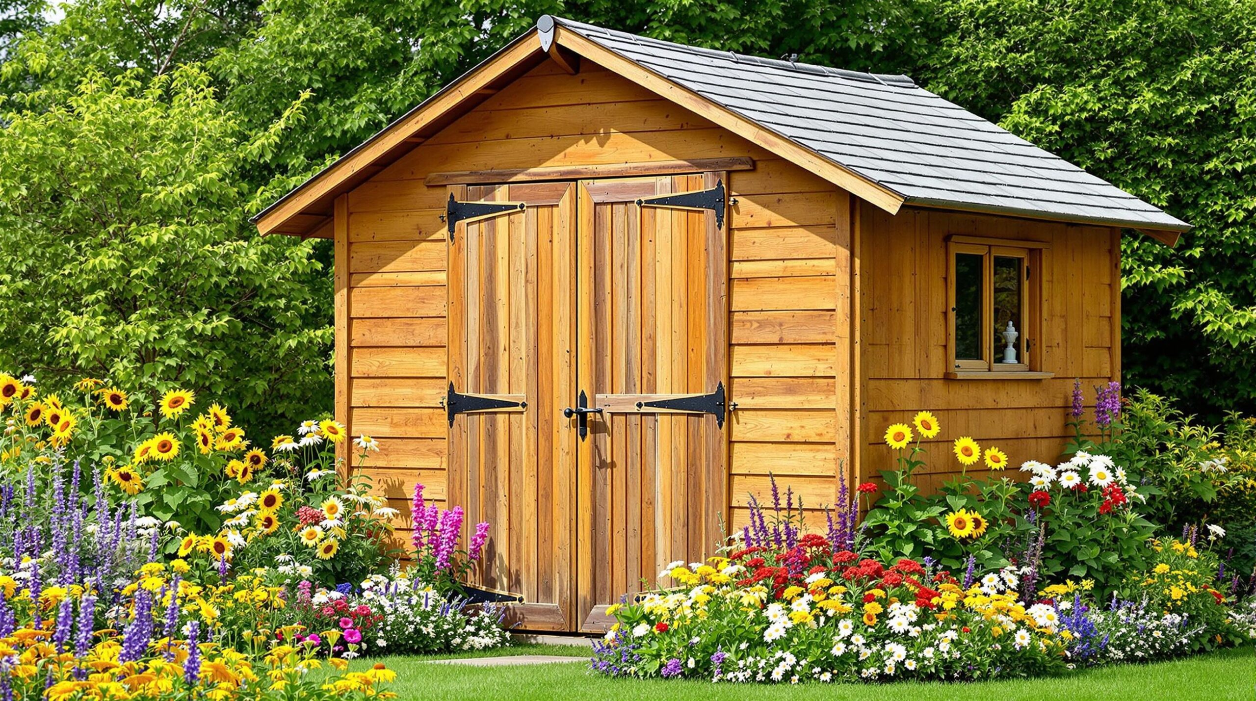 découvrez notre abri de jardin en bois à périgny, alliant esthétique et fonctionnalité pour embellir vos extérieurs. idéal pour le rangement ou comme espace de loisirs, notre solution sur mesure s'adapte parfaitement à vos besoins et s'intègre harmonieusement dans votre jardin.
