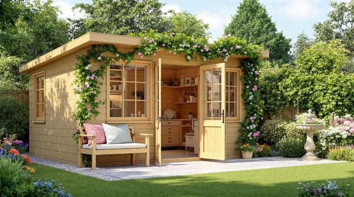 découvrez l'abri de jardin en bois à périgny, une solution esthétique et pratique pour embellir vos extérieurs. profitez d'un espace de rangement élégant tout en ajoutant du charme à votre jardin.