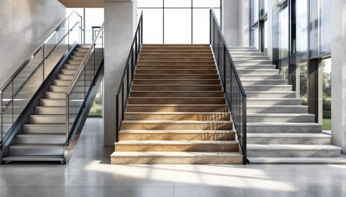 découvrez les meilleures alternatives à l'escalier en bois, telles que le métal et la pierre. explorez les avantages de ces matériaux durables et esthétiques, idéal pour allier design moderne et robustesse. faites le bon choix pour votre intérieur en découvrant les options qui s'offrent à vous.