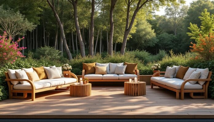 découvrez des idées créatives pour l'aménagement extérieur avec des bancs et des fauteuils en bois. transformez votre jardin ou votre terrasse en un espace chaleureux et accueillant, alliant confort et esthétisme. inspirez-vous de nos conseils pour créer un coin détente unique et convivial.