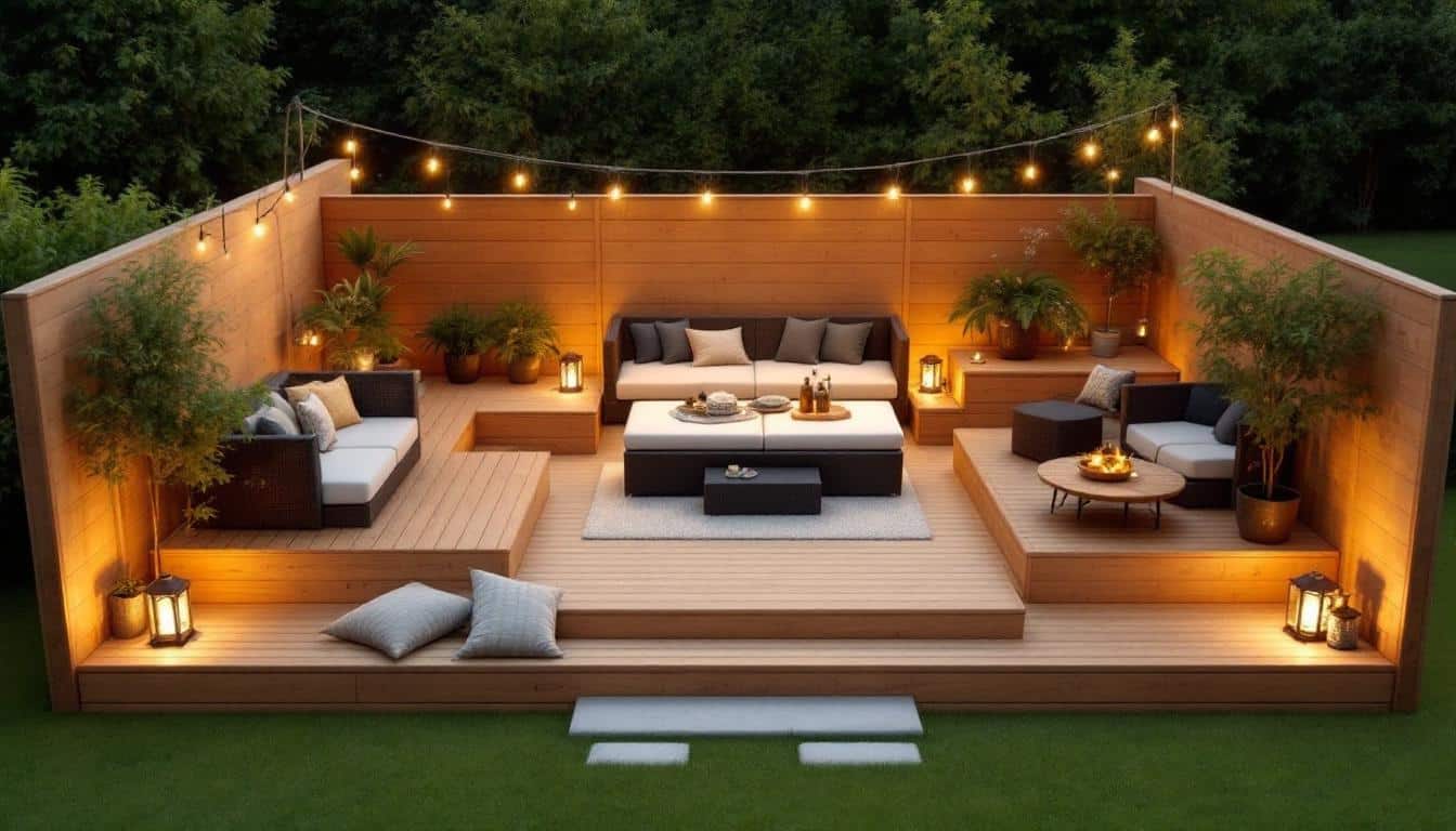 découvrez des idées inspirantes pour aménager votre terrasse en bois au niveau du sol. transformez votre espace extérieur en un havre de paix tendance et accueillant, idéal pour profiter des beaux jours.