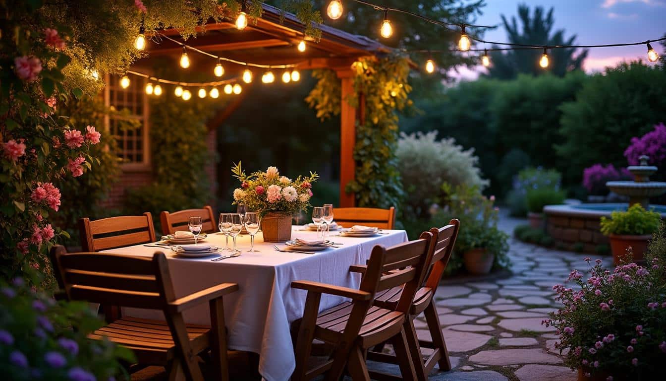 découvrez nos 5 conseils pratiques pour aménager un coin repas convivial en extérieur et transformer votre jardin en un espace accueillant. profitez de moments de partage et de détente en famille ou entre amis, tout en créant une ambiance chaleureuse grâce à des astuces simples et efficaces.