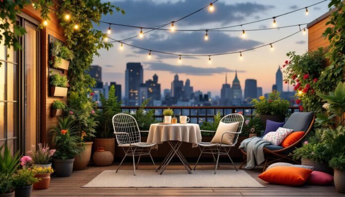 découvrez des idées déco astucieuses pour aménager une petite terrasse citadine. transformez votre espace extérieur en un coin cosy et accueillant, idéal pour profiter des beaux jours en ville. inspirez-vous de nos conseils pour optimiser chaque mètre carré.