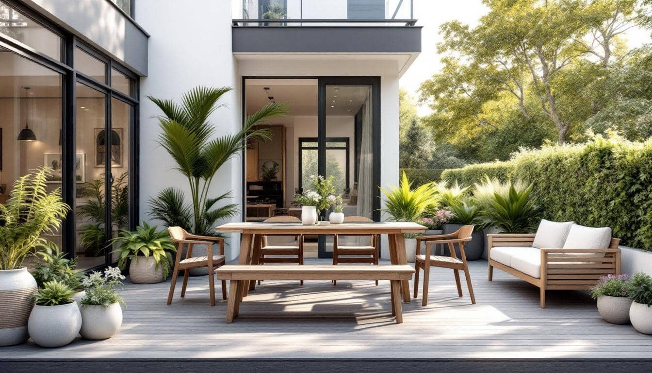 découvrez comment créer un salon de jardin en bois pour transformer votre terrasse en un espace accueillant et chaleureux. suivez nos conseils et astuces pour choisir les matériaux, agencer votre mobilier et profiter pleinement de vos moments en plein air.