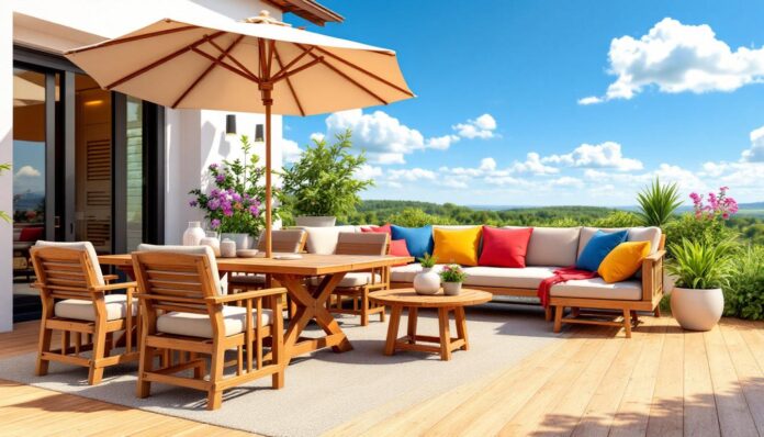 transformez votre terrasse en un espace accueillant avec un salon de jardin en bois. découvrez nos conseils et astuces pour choisir le bon bois, les designs tendance et l'entretien facile pour créer un coin détente convivial et esthétique.