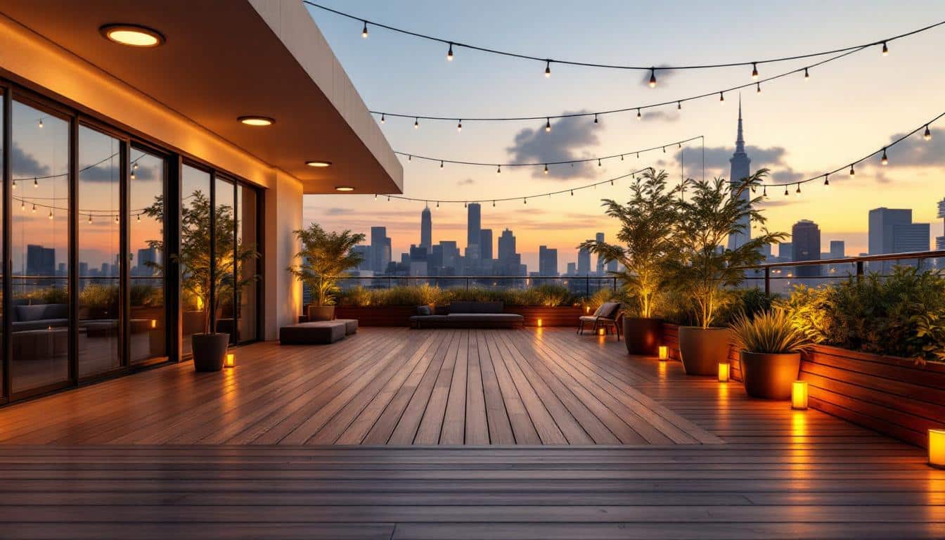 découvrez notre guide complet pour créer une magnifique terrasse en bois sur votre toit-terrasse. des conseils pratiques, des idées d'aménagement et des astuces pour transformer votre espace extérieur en un lieu de détente et de convivialité.