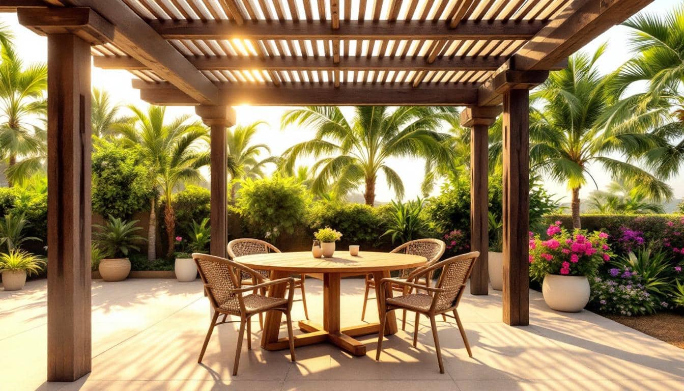 découvrez des idées créatives et inspirantes pour aménager une tonnelle en bois sur votre terrasse. transformez votre espace extérieur en un véritable havre de paix grâce à nos conseils pratiques et astuces de décoration.