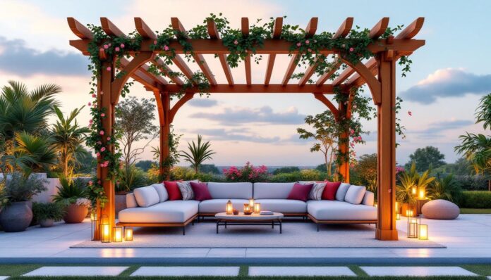 découvrez des idées créatives pour aménager votre tonnelle en bois sur la terrasse. transformez votre espace extérieur en un havre de paix avec des astuces de décoration, des arrangements floraux et des inspirations pratiques qui allient esthétisme et fonctionnalité.