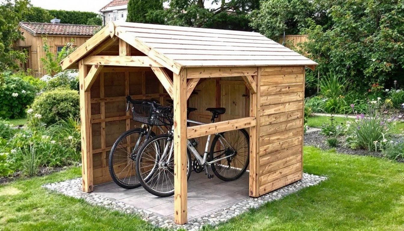 découvrez nos idées créatives pour concevoir un abri vélo en bois qui s'harmonise parfaitement avec votre jardin. inspirez-vous de nos conseils pratiques et astuces de design pour créer un espace à la fois fonctionnel et esthétique, tout en ajoutant une touche naturelle à votre extérieur.