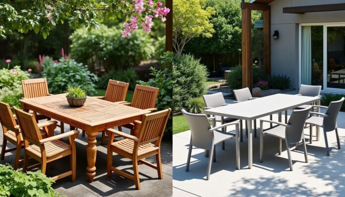 découvrez notre guide pour choisir le meilleur matériau pour votre mobilier de jardin. bois ou résine ? comparez les avantages, l'esthétique et la durabilité afin d'embellir votre espace extérieur et de profiter pleinement de vos moments en plein air.