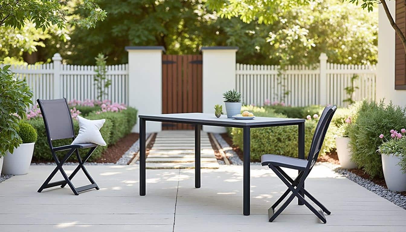 découvrez notre sélection de mobilier pliant idéal pour optimiser votre jardin et profiter pleinement de vos petits espaces extérieurs. alliez praticité et design pour transformer votre extérieur en un havre de paix.