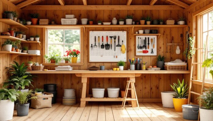 découvrez nos astuces de rangement efficaces pour optimiser l'espace de votre abri jardin en bois. transformez votre espace en un lieu fonctionnel et bien organisé, tout en préservant son esthétique naturelle.