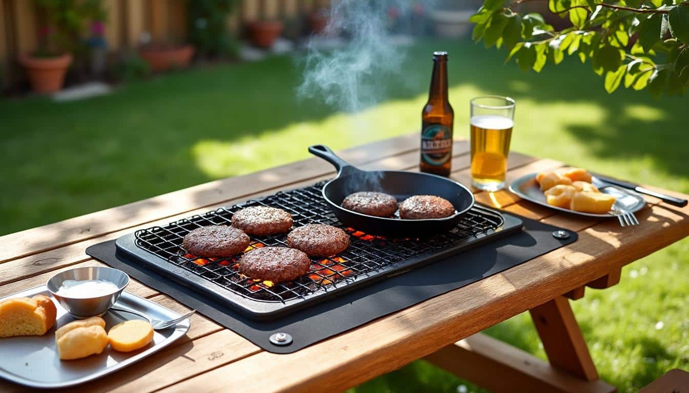 Pare-vent Pour Plancha Blackstone 91,4 Cm - Accessoire Barbecue - Stabilisation Et Économie De Gaz