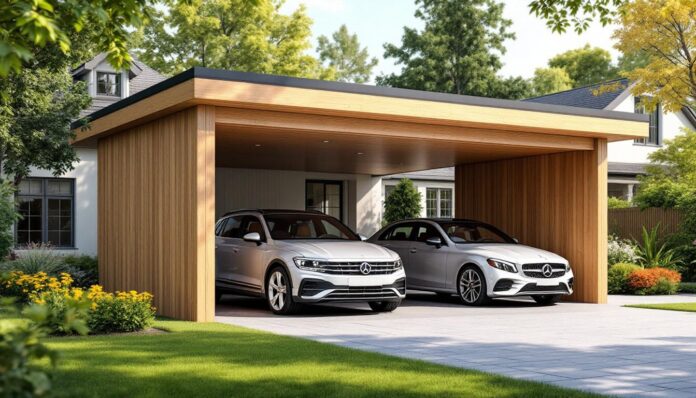 découvrez le prix moyen d'un carport double en bois pour l'année 2025. cet article explore les facteurs influençant les coûts et vous aide à planifier votre projet d'abri de voiture en toute sérénité.