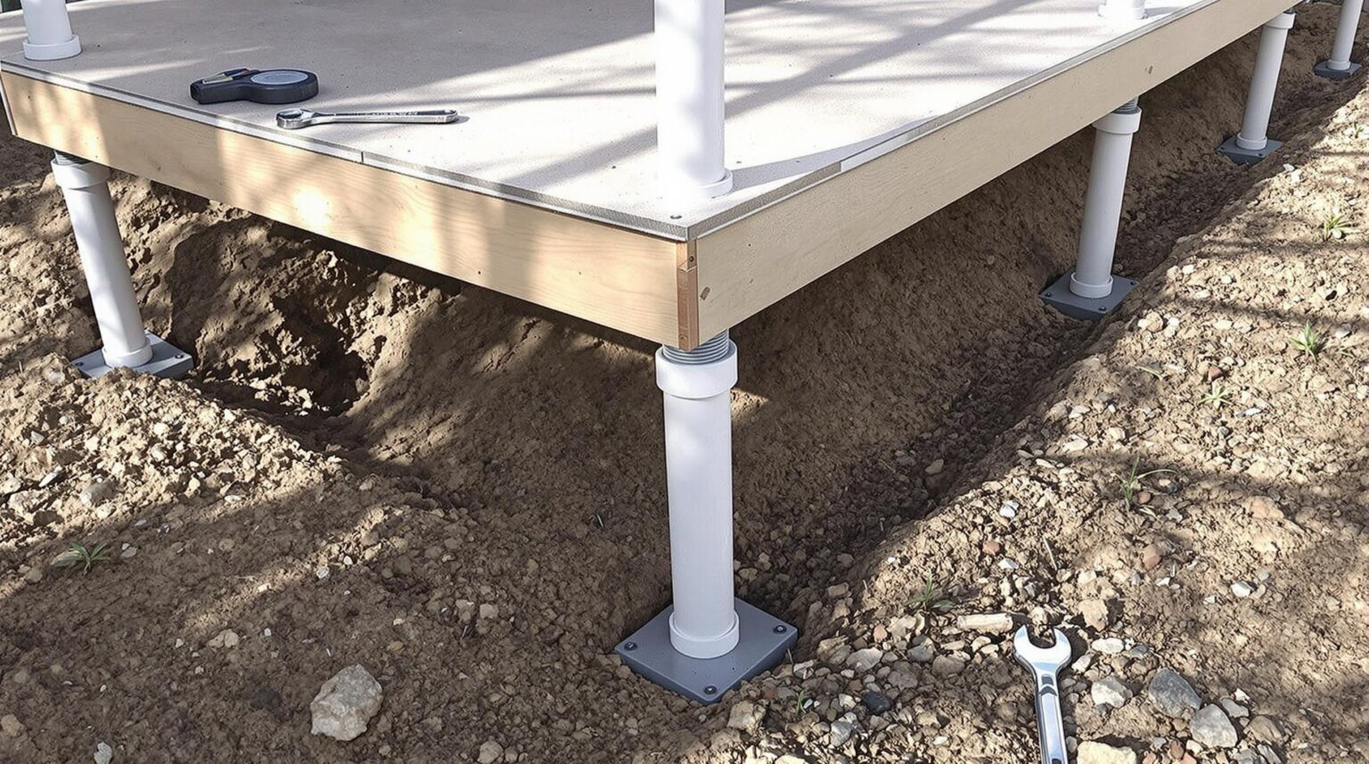 Plot Pvc comparatif plots PVC vs plots réglables | Habitat & Bois